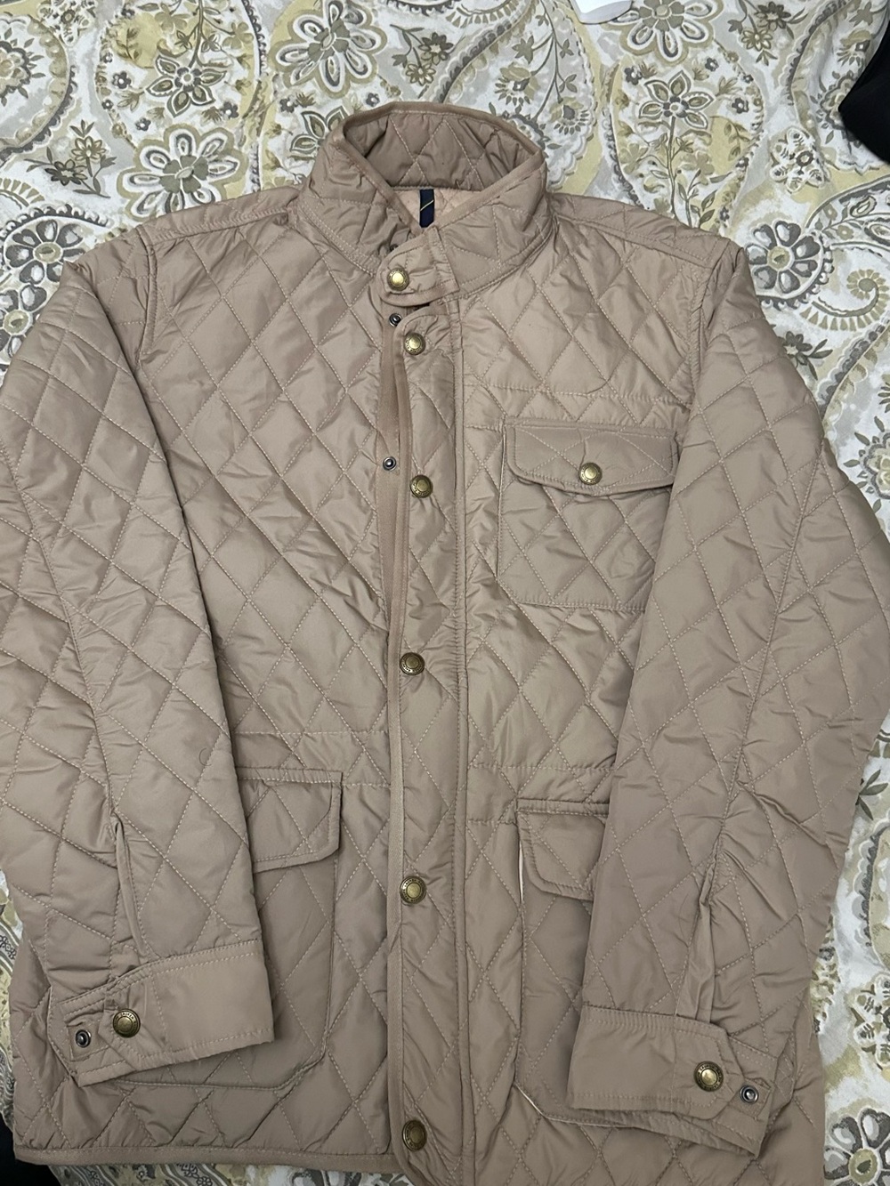Polo by Ralph Lauren Quilted Tan Puffer Jacket